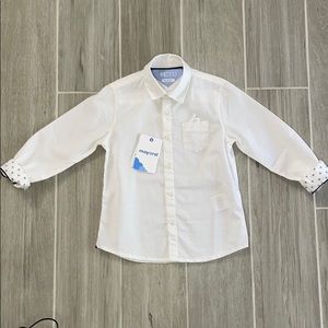 NWT✨Mayoral Buttoned Down Shirt Size 4